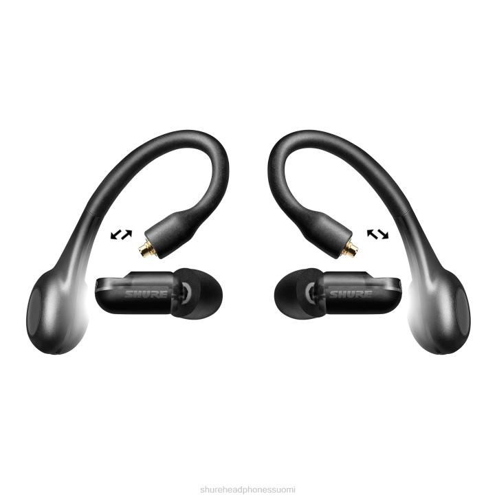 Shure aonic 3 true langattomat kuulokepaketti gen 2 60T68 tuotenippuja musta