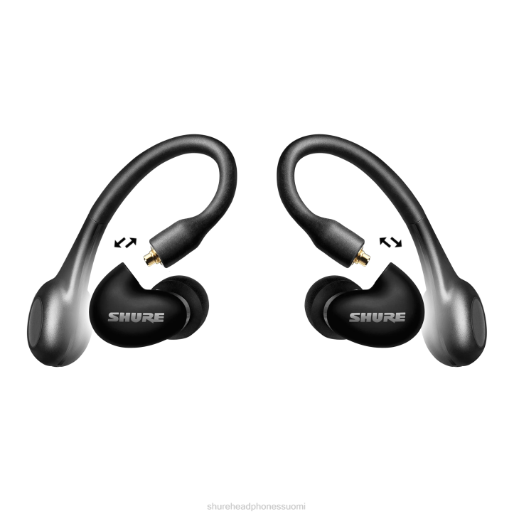 Shure aonic 5 true langattomat kuulokepaketti gen 2 60T612 tuotenippuja musta